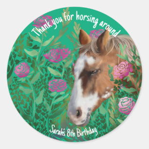 Autocollant Rose Appaloosa Horse