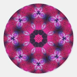 Autocollant rose complexe