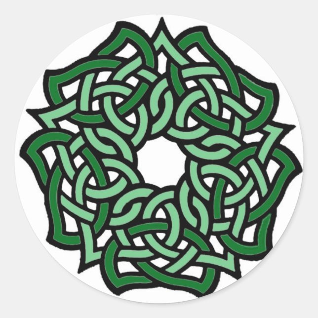 Autocollant Rose irlandais (Devant)
