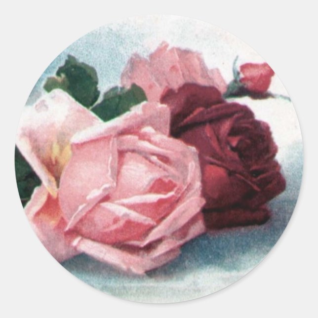 autocollant Roses anciennes (Devant)
