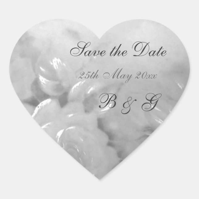 Autocollant Roses blanches (Devant)