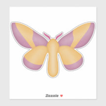 Autocollant Rosy Maple Moth