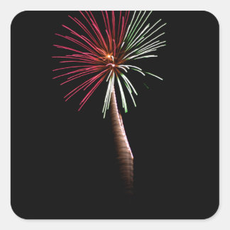 Autocollant rouge et vert