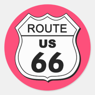 Autocollant Route 66