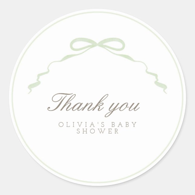 Autocollant Ruban Vert (Devant)