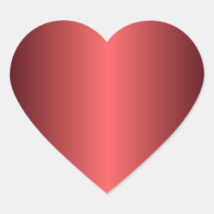 Autocollant Ruby Red Heart