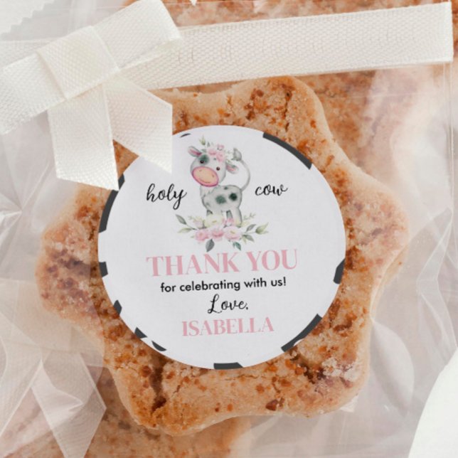 Autocollant Saint Vache d'anniversaire Étiquettes (Créateur téléchargé)