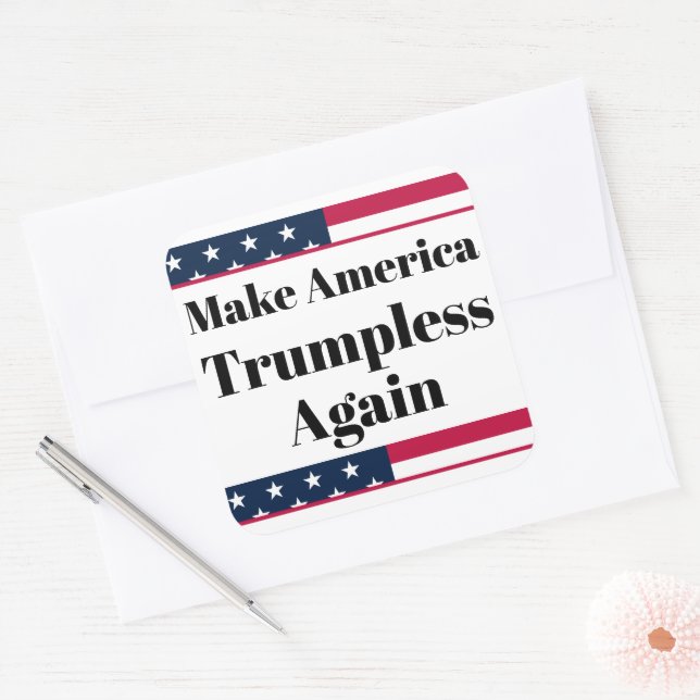 Autocollant sans Trump (Enveloppe)