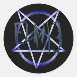 Autocollant satanique et fier d'Elm13
