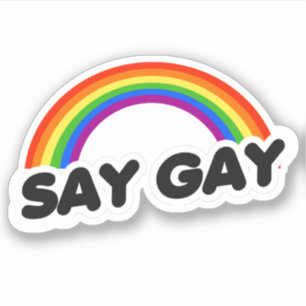 Autocollant Say Gay