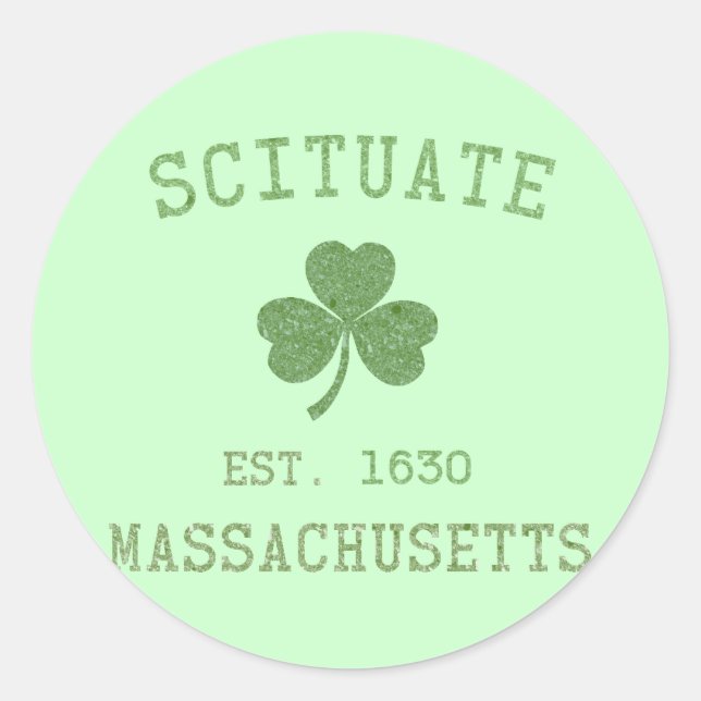Autocollant Scituate MA (Devant)