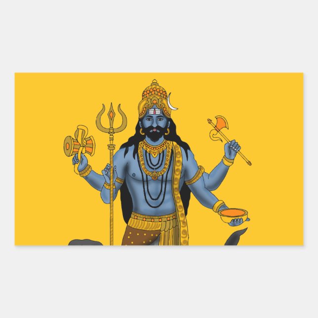Autocollant Seigneur Bhairava (Devant)