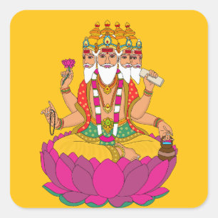 Autocollant Seigneur Brahma