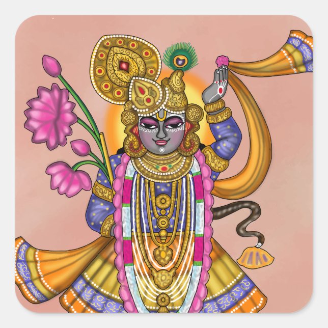 Autocollant Seigneur Shreenathji (Devant)