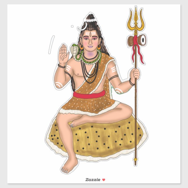 Autocollant Shiva (Feuille)