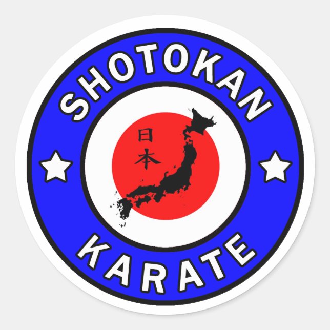 Autocollant Shotokan Karate (Devant)
