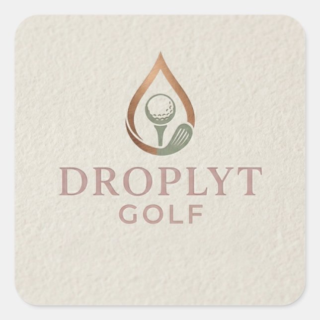 Autocollant Signature Droplyt Golf (Devant)