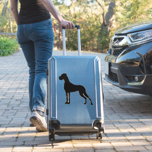 Autocollant silhouette Dogue allemand Autocollant