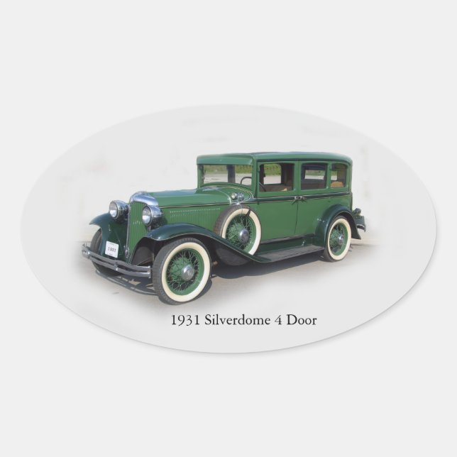 Autocollant Silverdome 4 Door 1931 (Devant)