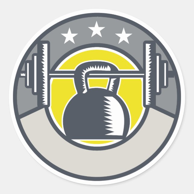 Autocollant Simple Gym / Fitness | pas d'excuses (Devant)