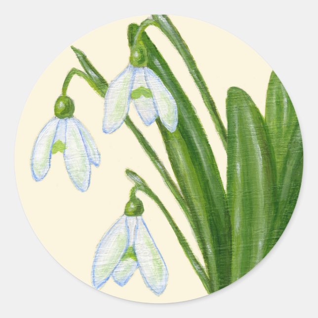 Autocollant Snowdrops (Devant)