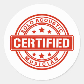 Autocollant solo acoustique certifié