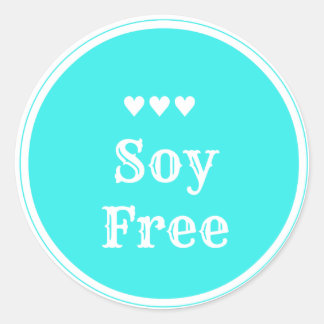 Autocollant Soy Free