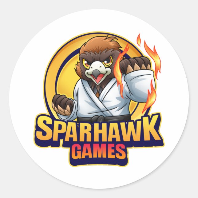 Autocollant SparhawkGames (Devant)
