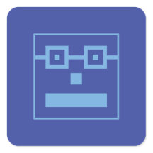 Autocollant Squarely