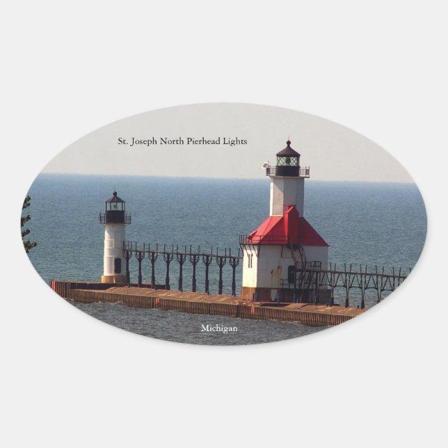 Autocollant St. Joseph North Pierhead Lights (Devant)