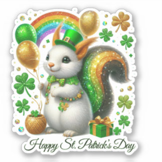 Autocollant St. Patrick joyeux