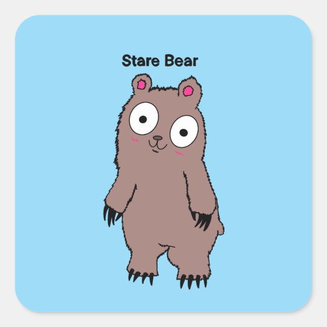 Autocollant Stare Bear (Devant)