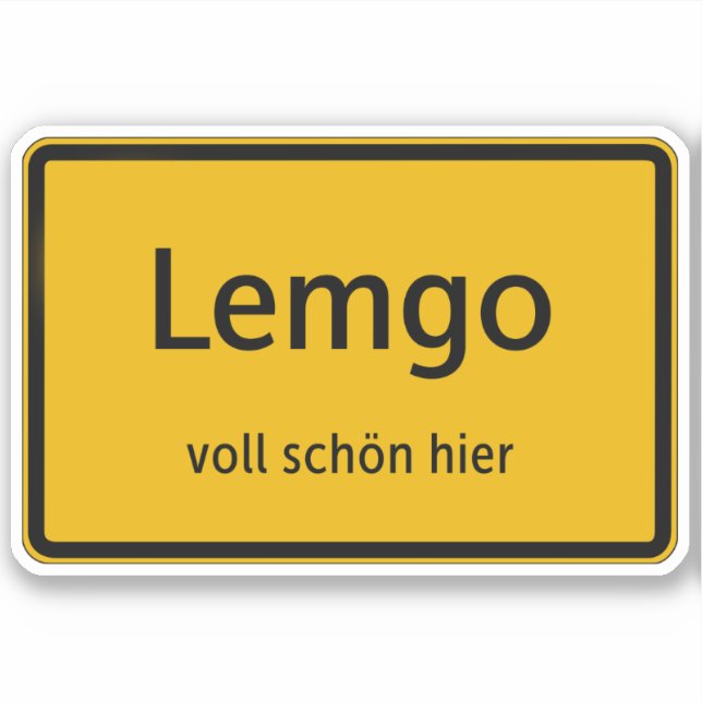 Autocollant Stickers Lemgo (Devant)