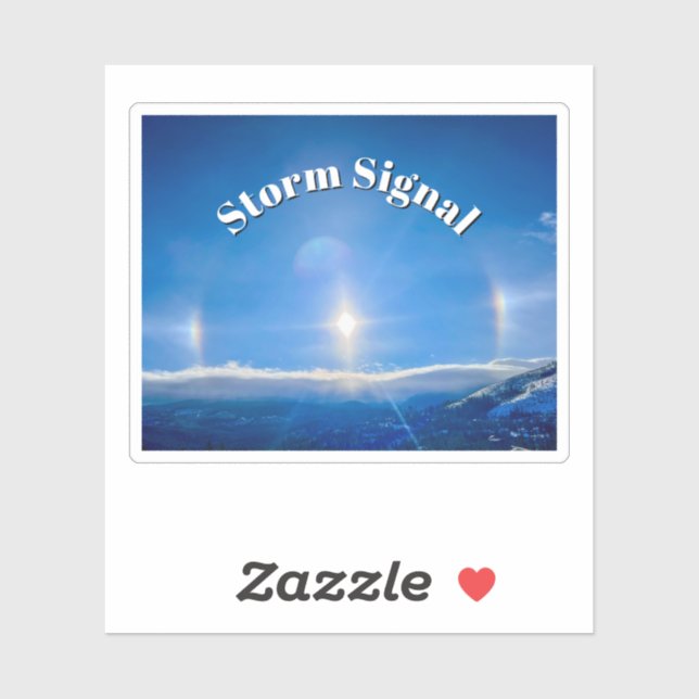 Autocollant Storm Signal Sundog (Feuille)
