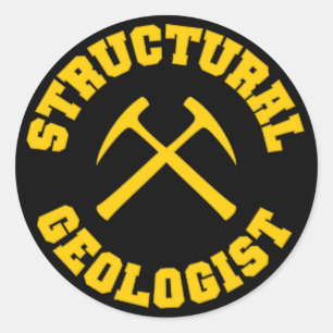 Autocollant structurel de géologue