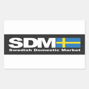 Autocollant suédois de marché intérieur