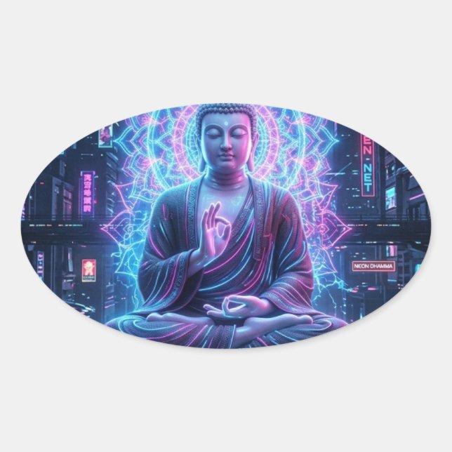 Autocollant Sukiti Bouddha Dhamma moderne (Devant)