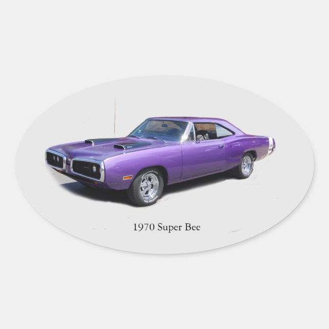 Autocollant Super Bee 1970 (Devant)