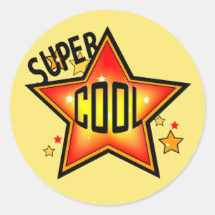 Autocollant Super Cool Shinning Star Award