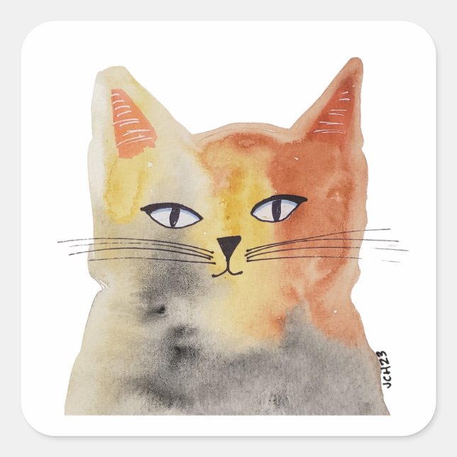 Autocollant super d'aquarelle (Devant)