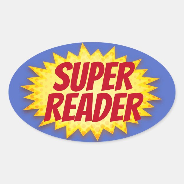 Autocollant Super Reader (Devant)