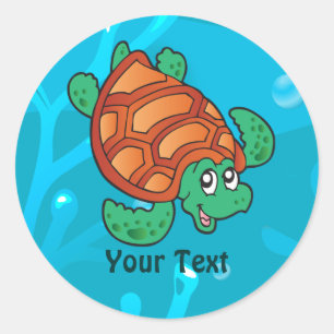 Autocollant sur mesure pour tortue marine