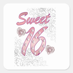 Autocollant Sweet 16