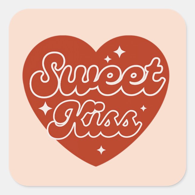 Autocollant Sweet Kiss (Devant)