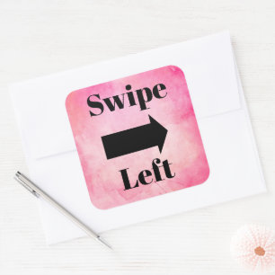 Autocollant Swipe gauche