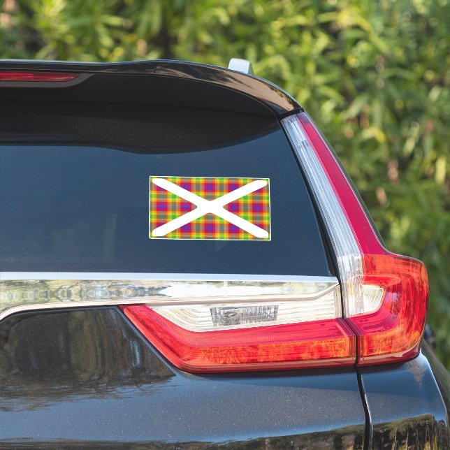 Autocollant Tartan Pride (Côté voiture)