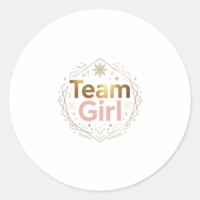 Autocollant Team Girl (Devant)