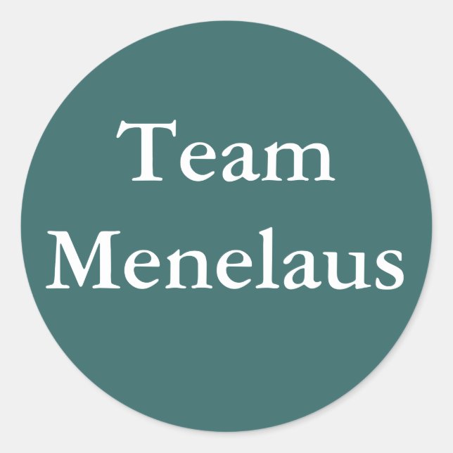 Autocollant Team Menelaus (Devant)