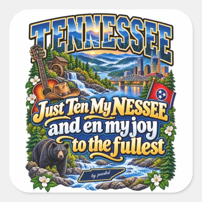 autocollant Tennessee (Devant)
