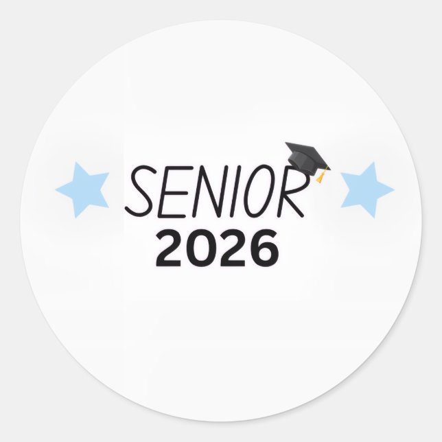 Autocollant Terminale 2026 Promotion 2026  (Devant)